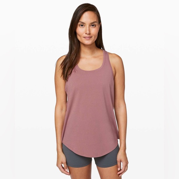 Lululemon love tank size 8 pleated back red dust - Picture 1 of 9
